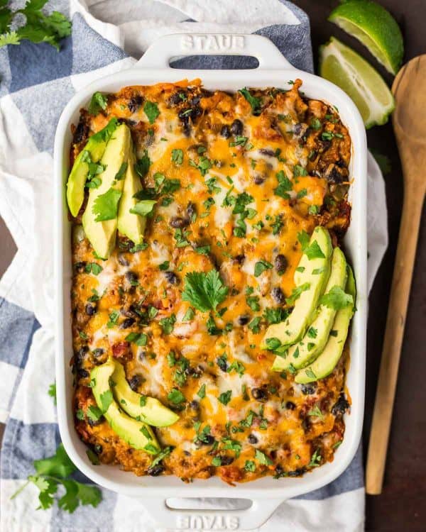 Mexican Chicken Casserole from wellplated.com on foodiecrush.com