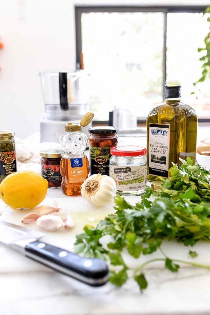 Mediterranean Olive Tapenade | foodiecrush.com #olives #bruschetta #dip #tapenade #mediterranean #recipes