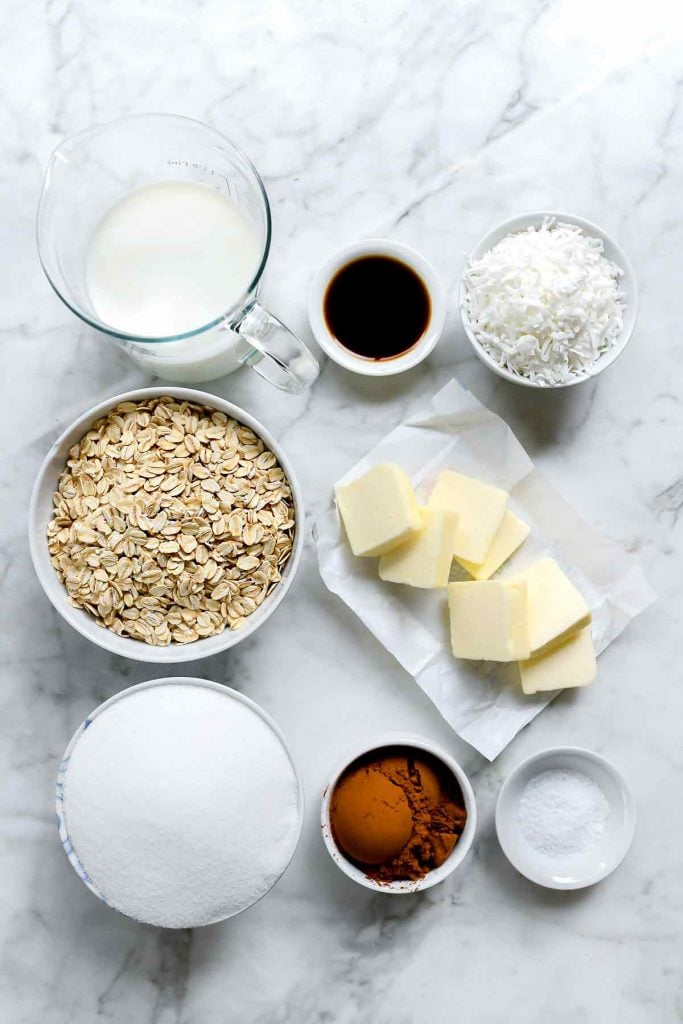 no-bake cookies ingredients