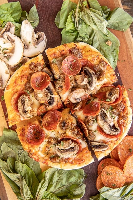 AIr Fryer Pizza from Plain Chicken on foodiecrush.com