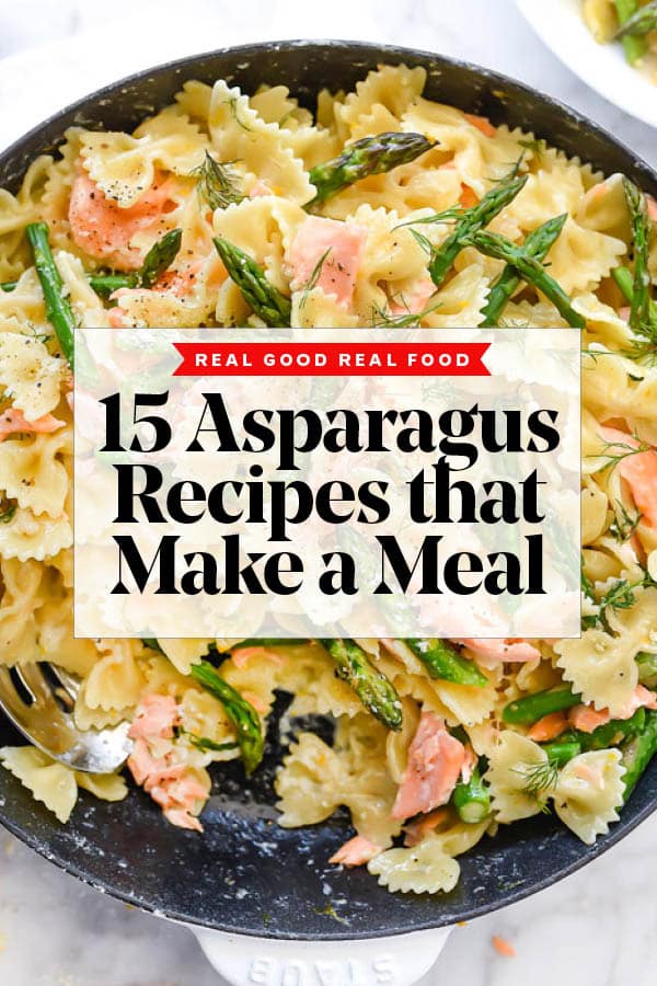 15 Asparagus Recipes | foodiecrush.com #asparagus #dinner #recipes #healthy