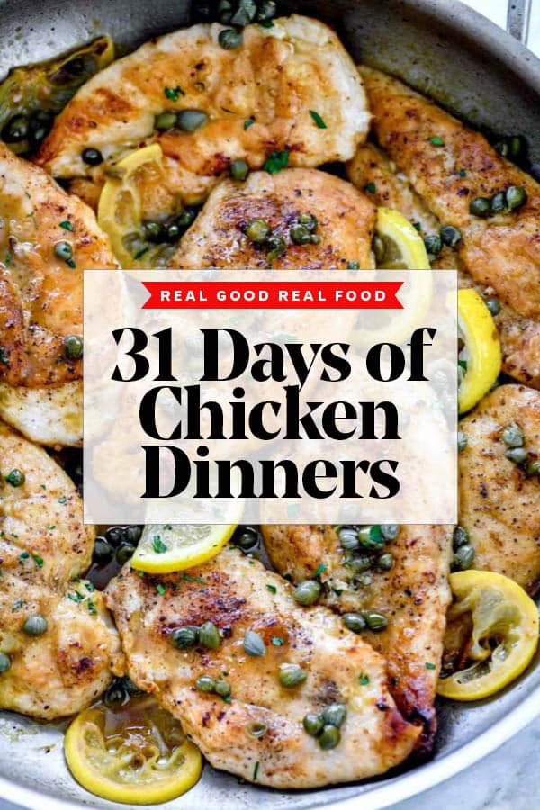 31 Days Chicken Dinners foodiecrush.com