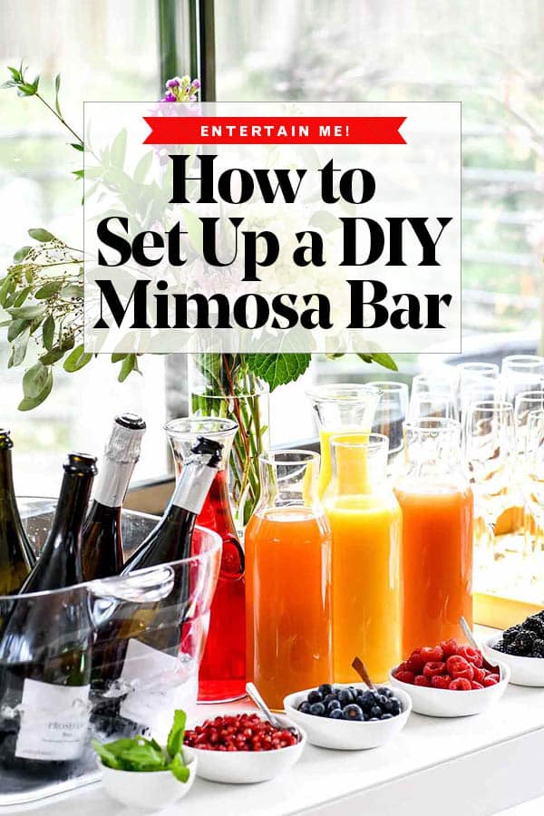How to Set Up a DIY Mimosa Bar 
