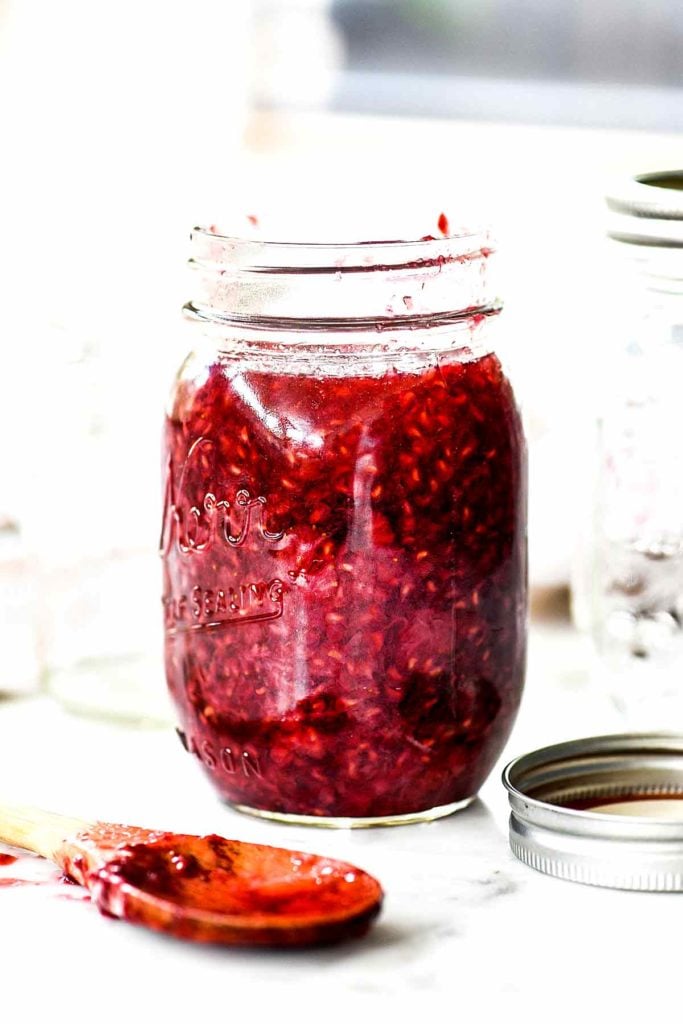 15-Minute Berry Jam | foodiecrush.com #jam #recipes #berry