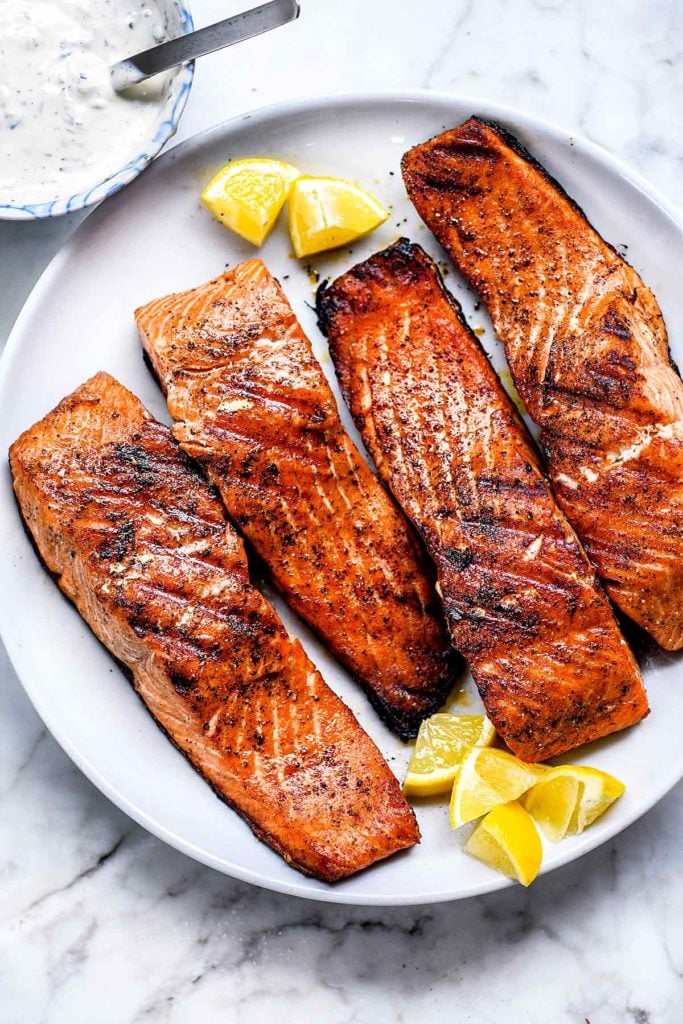 The Best Grilled Salmon | foodiecrush.com #salmon #recipes #grilled