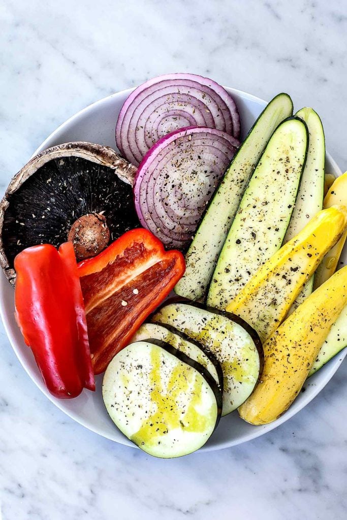 Grilled Vegetables | foodiecrush.com #vegtables #vegetarian #recipes #grill #healthy