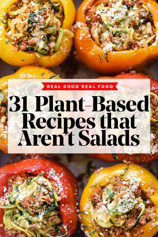 31 Plant Based Recipes That Aren't Salads | foodiecrush.com #recipes #dinner