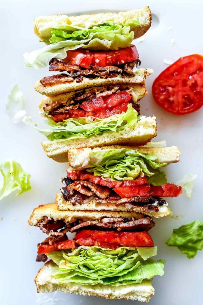 The Best BLT Sandwich | foodiecrush.com #blt #bacon #lettuce #tomato #sandwich #lunch #recipes