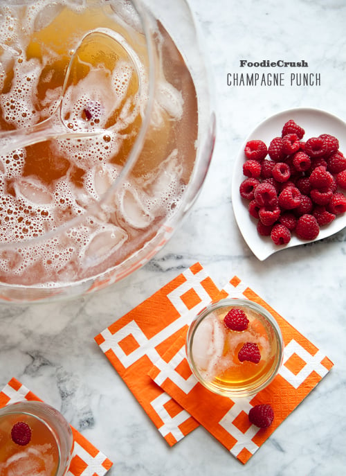 FoodieCrush Magazine Champagne Punch