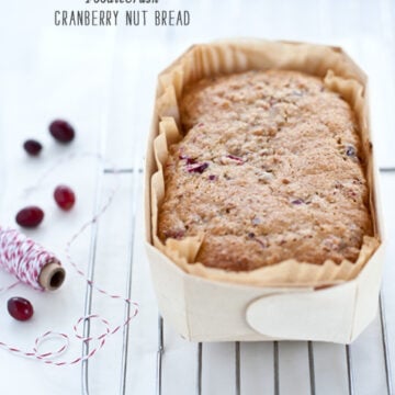 FoodieCrush Cranberry Nut Bread