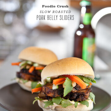 Pork Belly Sliders | Foodiecrush.com