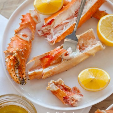 Foodie Crush Steamed Alaskan King Crab Legs