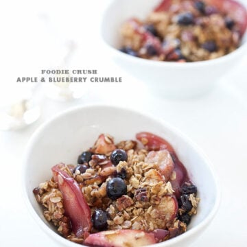 Recipe Apple Blueberry Crumble Foodie Crush