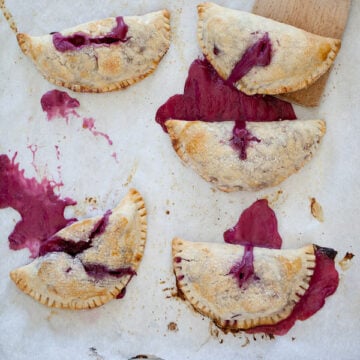 Cherry Cheese Hand Pies from FoodieCrush.com