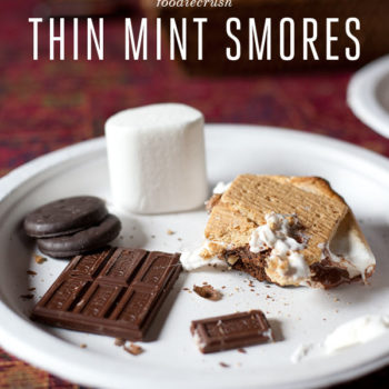 Girl Scout Thin Mint S'mores from FoodieCrush