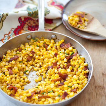 Paprika Corn and Bacon from FoodieCrush.com