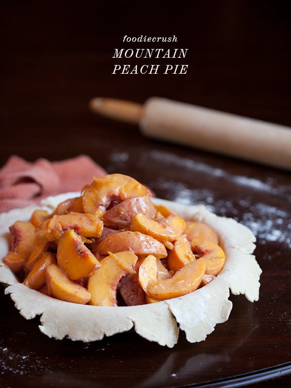 Mountain Peach Pie from FoodieCrush