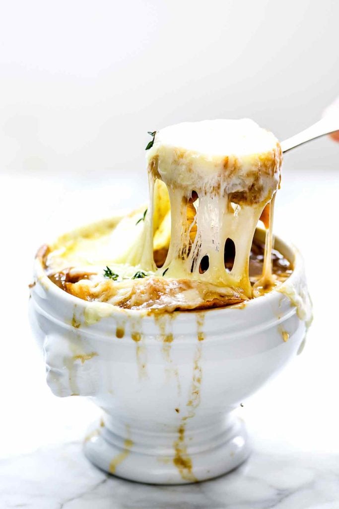 The Best French Onion Soup | foodiecrush.com #easy #recipe #best #soup #onion #frenchonion
