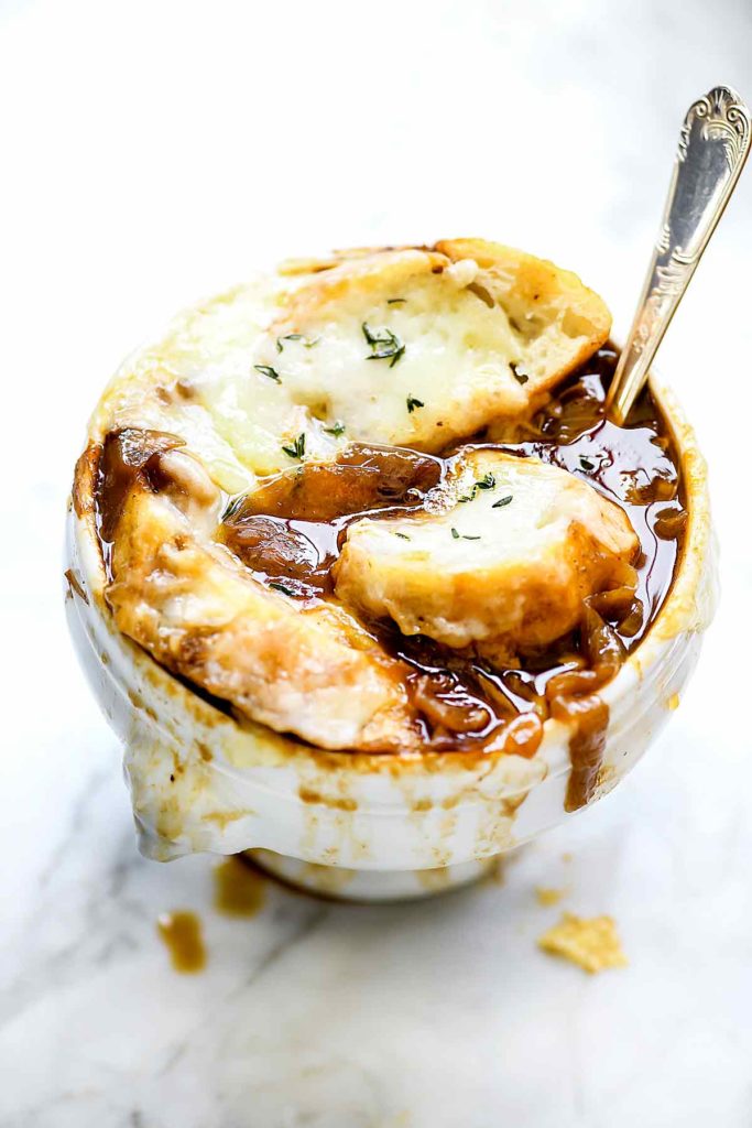 The Best French Onion Soup from foodiecrush.com on foodiecrush.com