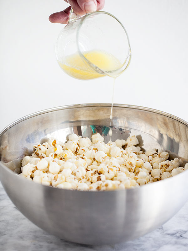 Truffle Bacon Popcorn || FoodieCrush #recipe