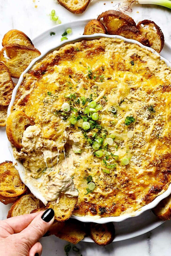 Hot Crab Dip 1 Hot Crab Dip foodiecrush.com