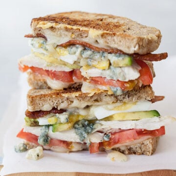 Cobb Grilled Cheese | FoodieCrush.com