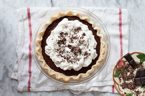 Chocolate Cream Pie | foodiecrush.com