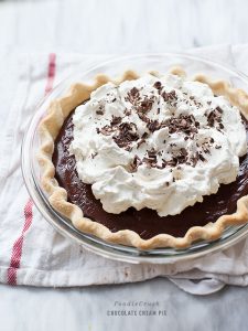 Chocolate Cream Pie | foodiecrush.com