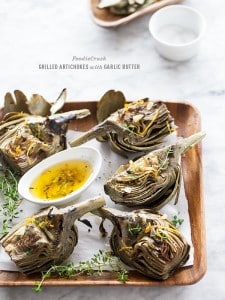 Grilled Artichokes with Garlic Butter Image