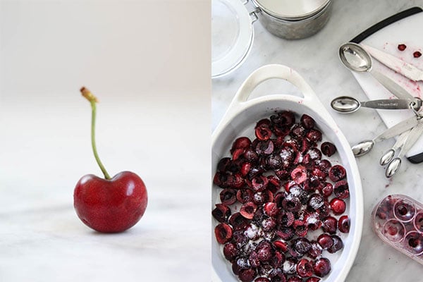 Roasted Cherry Sangria | foodiecrush.com