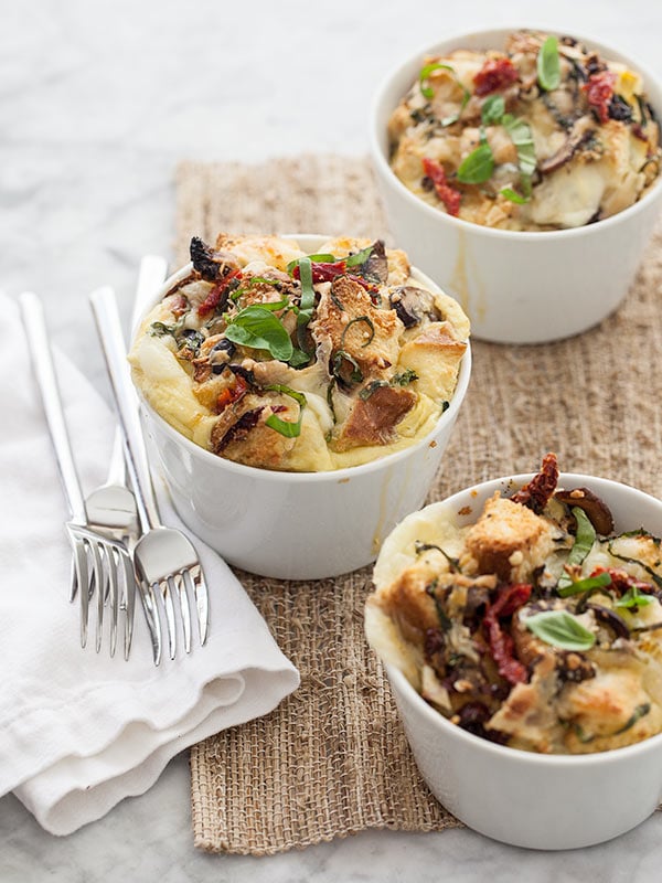 27 Make-Ahead Holiday Breakfasts 27 Mediterranean Strata | FoodieCrush.com