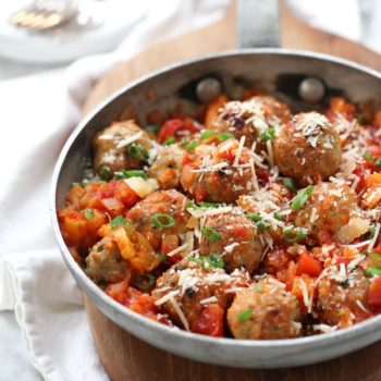 Tabasco Spiced Chicken Meatballs | FoodieCrush.com