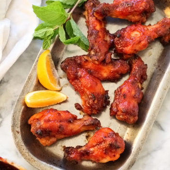 Chipotle Honey Baked Chicken Wings