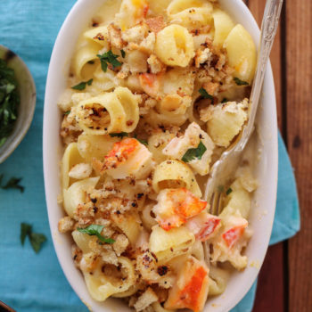 Lobster Mac and Cheese foodiecrush.com
