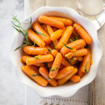 Sweet Carrots with Tarragon from foodiecrush.com on foodiecrush.com