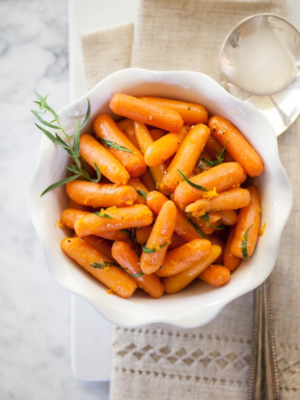 Sweet Carrots with Tarragon from foodiecrush.com on foodiecrush.com