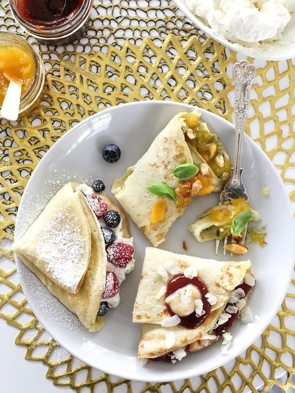 Savory and Sweet Crepes foodiecrush.com