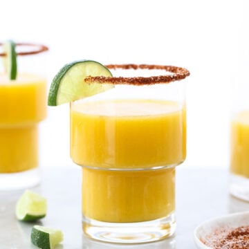Mango Margarita with Chile Salt and Lime foodiecrush.com