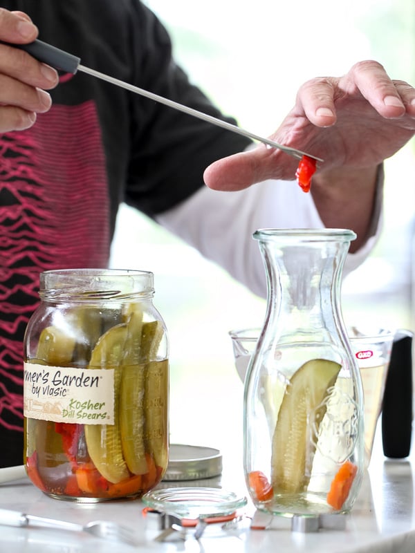 Pickle Infused Vodka from foodiecrush.com 