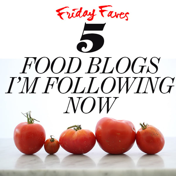 5 Food Blogs I'm Following Now Sept 14
