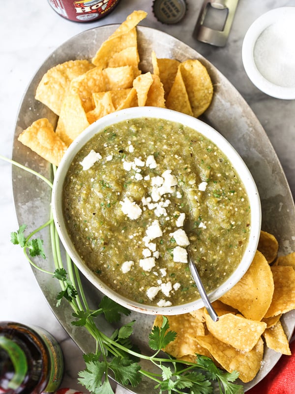How To Make Hatch Chile Salsa Verde Foodiecrush