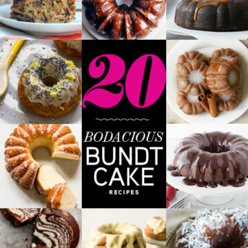 20 Bodacious Bundt Cake Recipes on foodiecrush.com