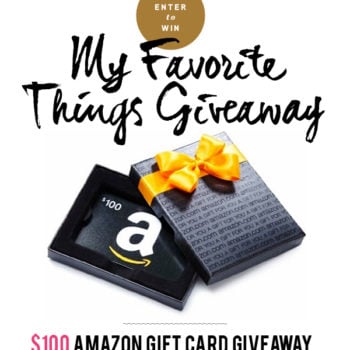 FoodieCrush Favorite Things Giveaway $100 Amazon Gift Card