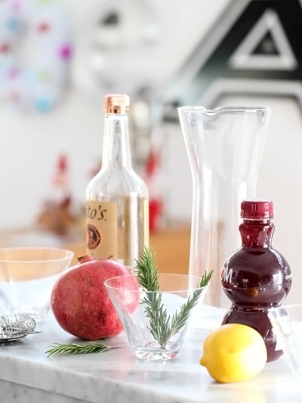 Pomegranate Martini foodiecrush.com