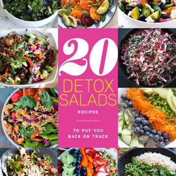 20 Detox Salads to Put You Back On Track | foodiecrush.com