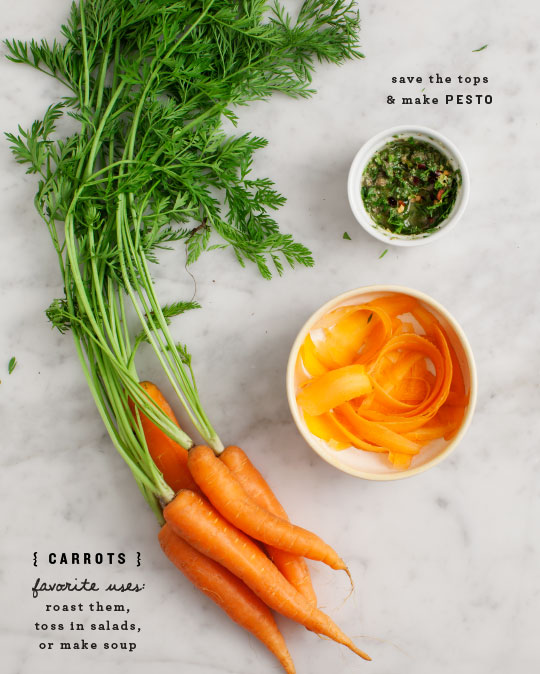 Carrot Top Pesto from loveandlemons.com | foodiecrush.com 
