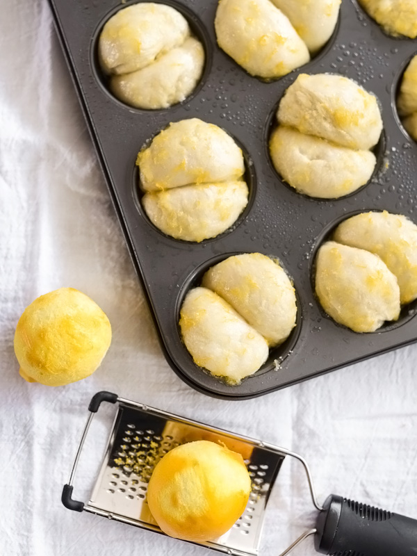 Sticky Glazed Lemon Rolls | foodiecrush.com 