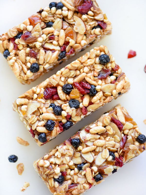 Chewy Almond Butter Power Bars