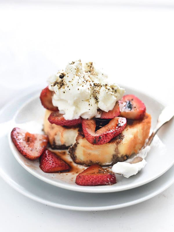 Strawberry Shortcakes With Balsamic Vinegar Image