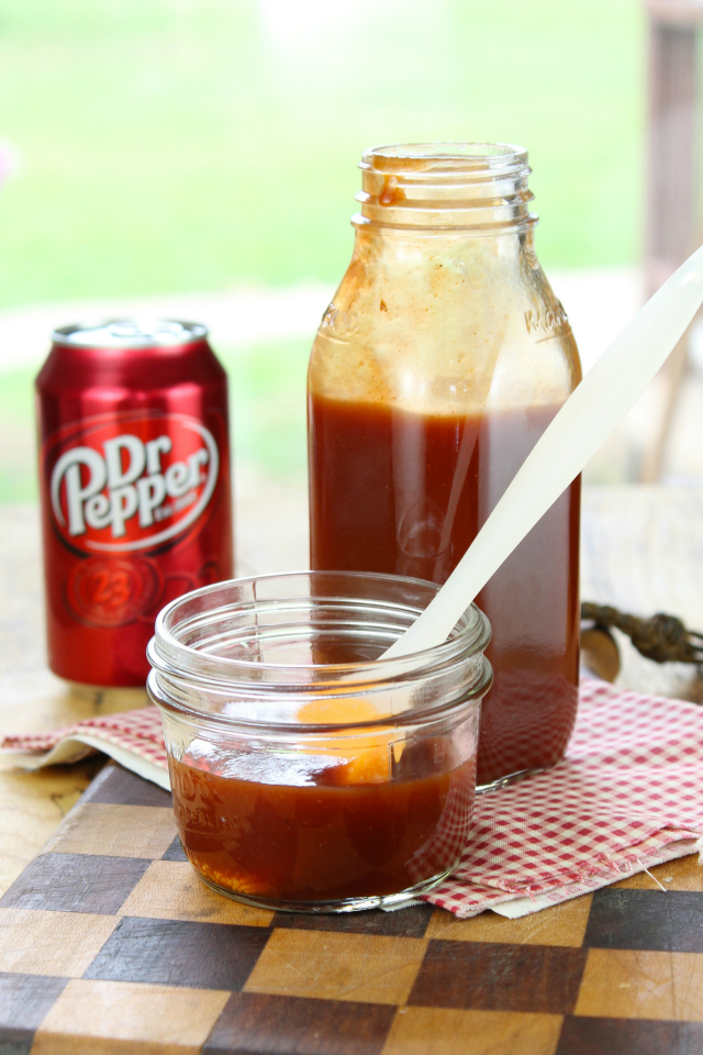 Dr. Pepper Barbeque Sauce from Miss In the Kitchen on foodiecrush.com 